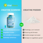 Vital Green - Creatine Gummies - 60 Creatine Monohydraat Gummies