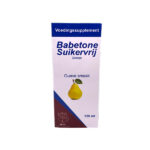 Babetone Suikervrije hoestsiroop Guave smaak slijmoplossend 120 ml