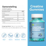 Vital Green - Creatine Gummies - 60 Creatine Monohydraat Gummies