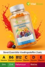 Vital Green Multivitamine Gummies – Bevat essentiële voedingsstoffen zoals vitamine C, D, B12 en zink