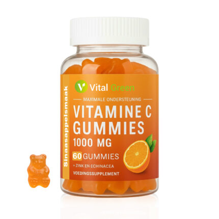 Vital Green Vitamine C Gummies 1000 mg – Met Zink & Echinacea