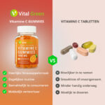 Vital Green Vitamine C Gummies 1000 mg – Met Zink & Echinacea