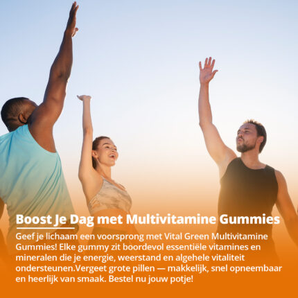 Vital Green Multivitamine Gummies – Ondersteuning voor jong en oud