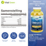 Vital Green Omega 3 – Omega 3 Supplement - 300 Softgels